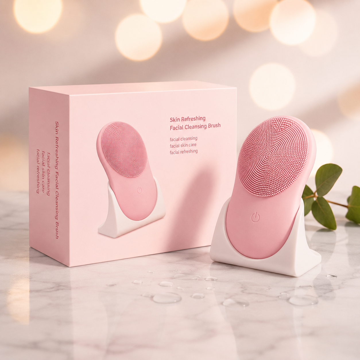 Calevia™️ Sonic Silicone Facial Cleansing Brush